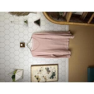 Boden Everyday 100% Cotton Long Sleeve T-Shirt in Pink - Size - XXL